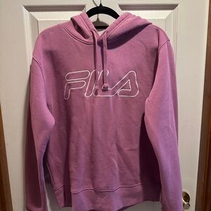 FILA Women's Purple Hoodie Sweater